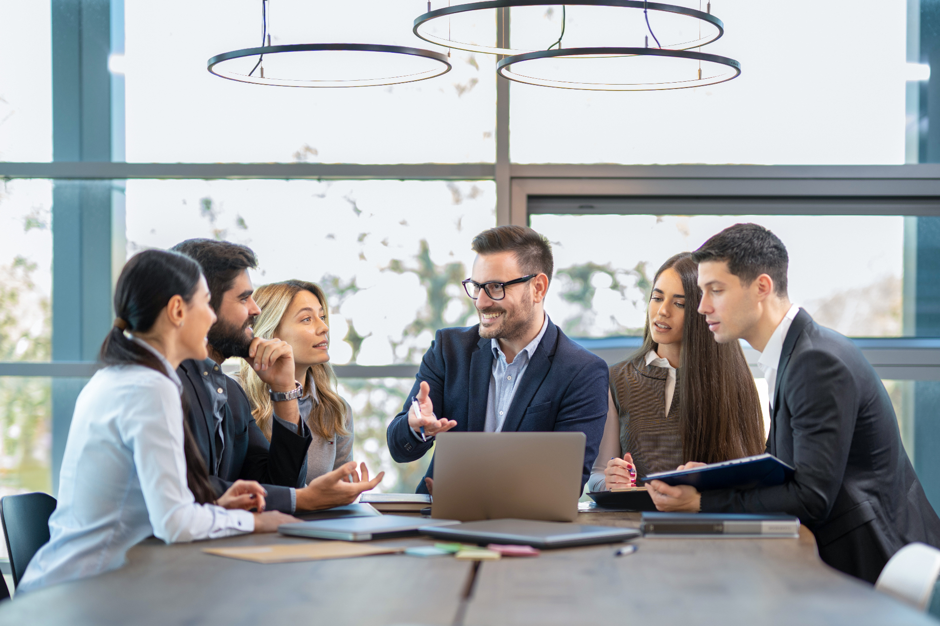 Professional team collaboration